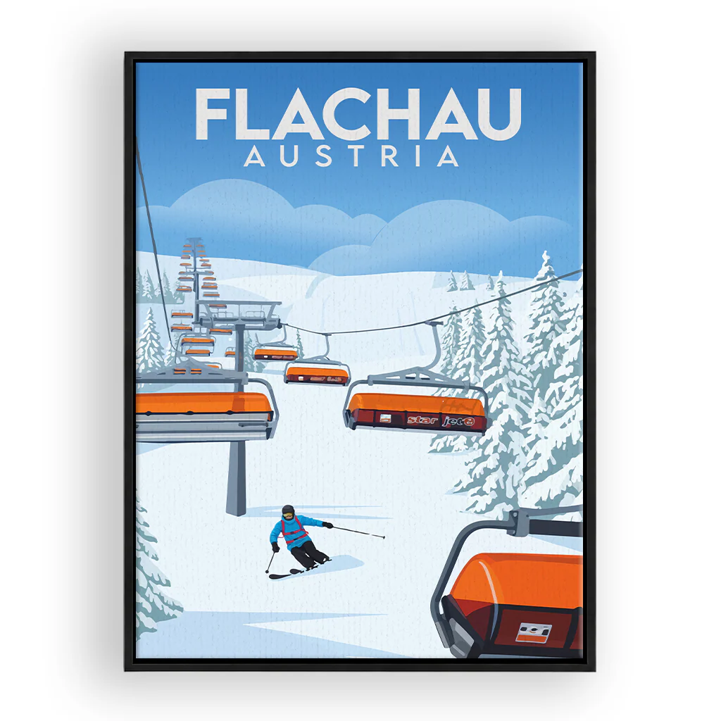 flachau leinwand_rahmen_schwarz