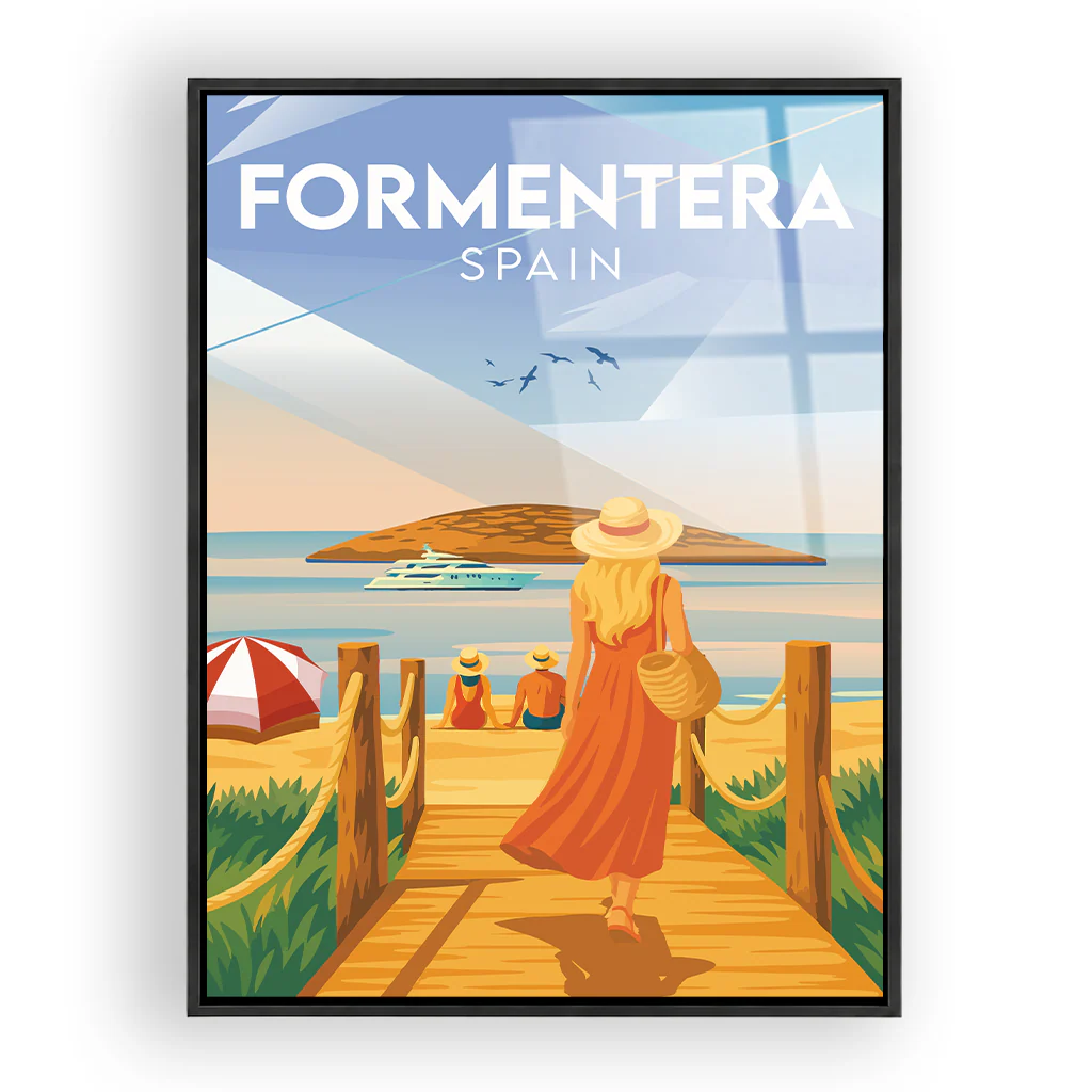 formentera acryl_rahmen_schwarz