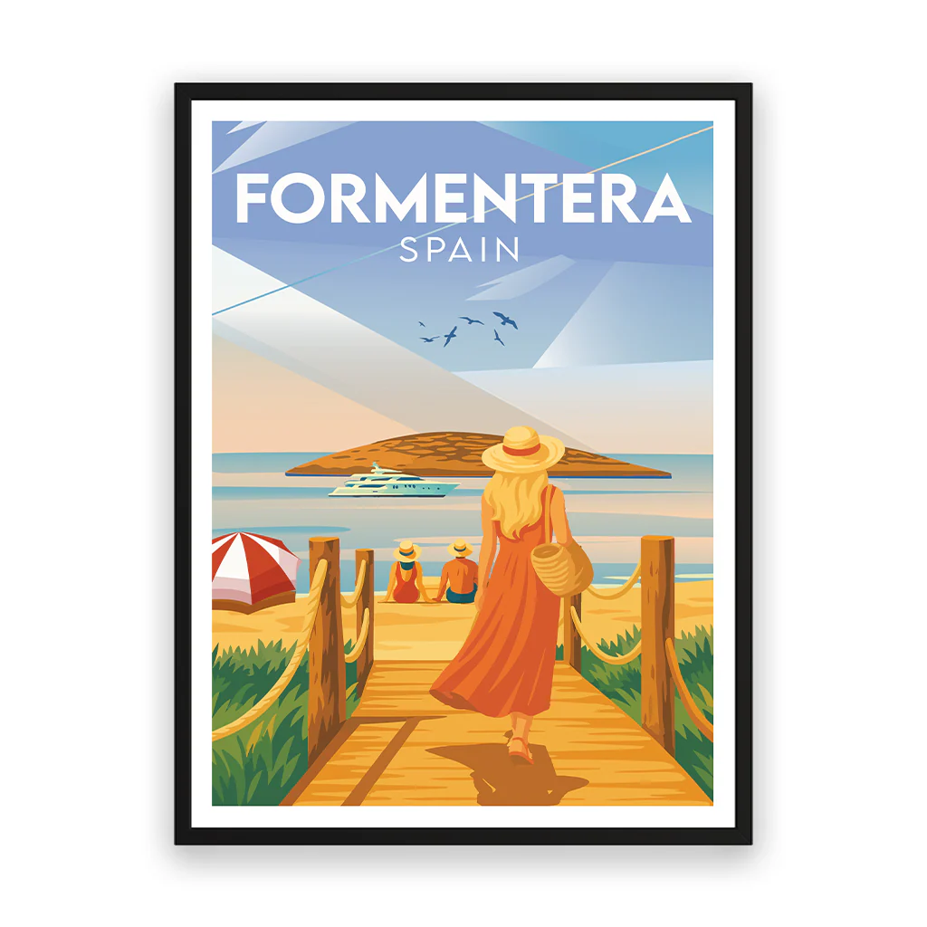 formentera poster_rahmen_schwarz