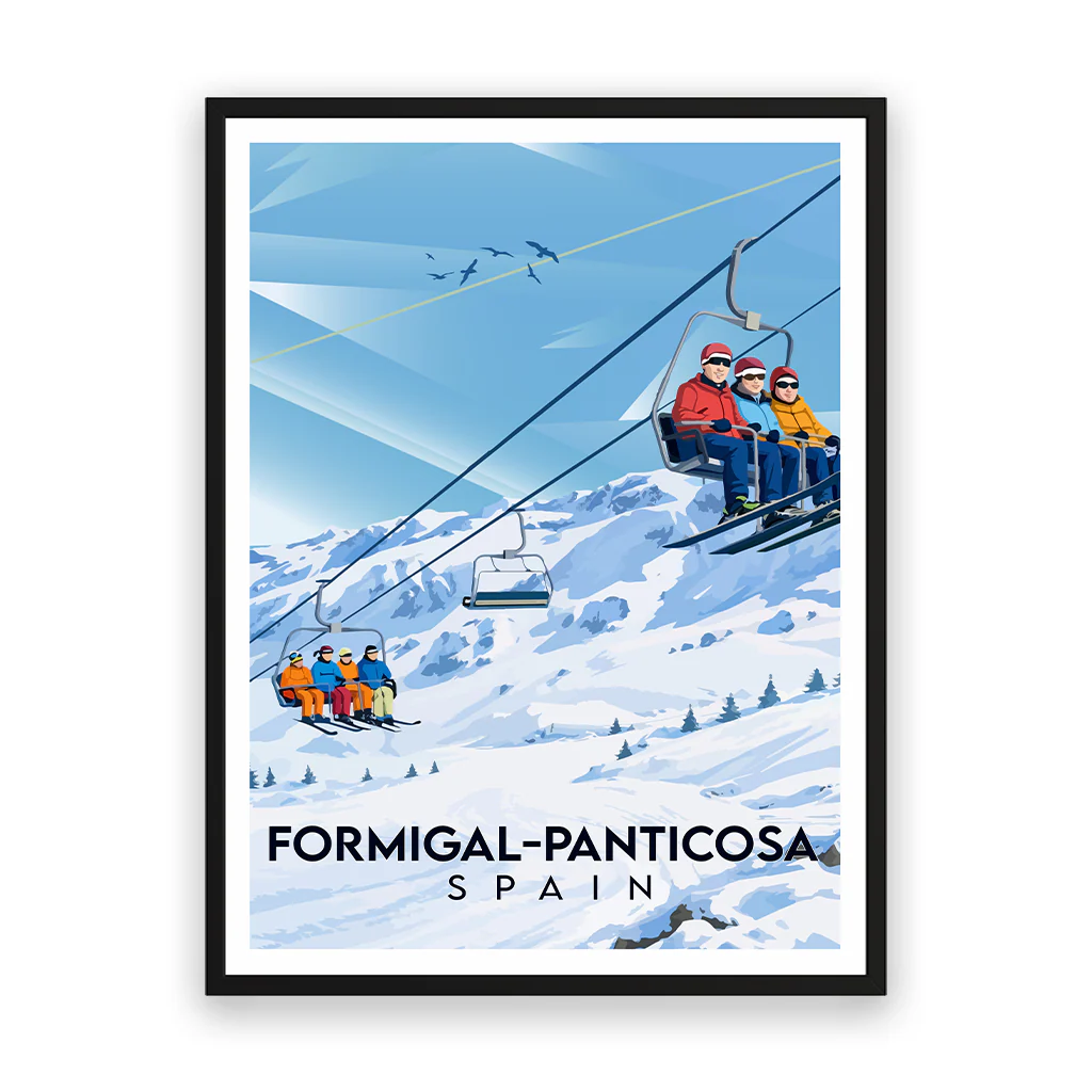 formigal poster_rahmen_schwarz