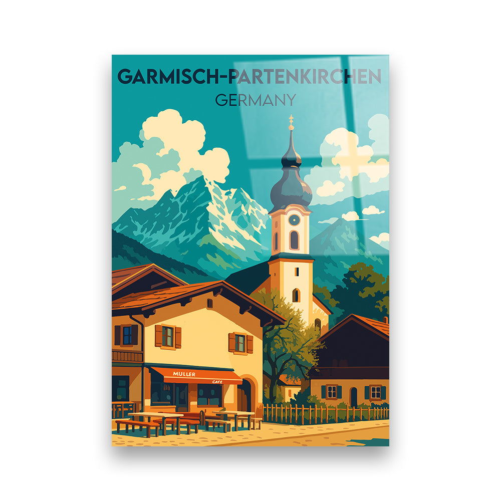 Garmisch Partenkirchen Deutschland Acryldruck