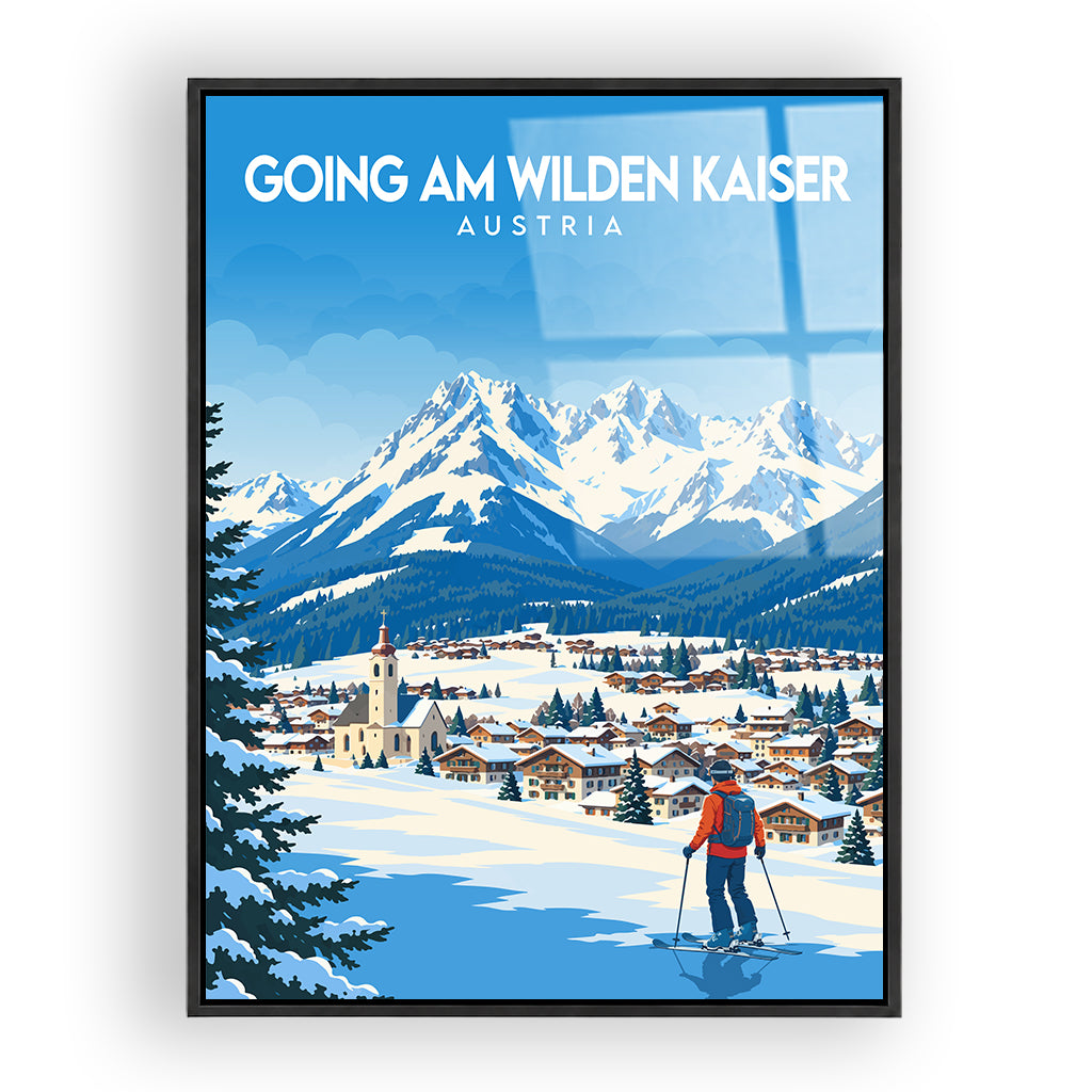 going-am-wilden-kaiser acryl_rahmen_schwarz