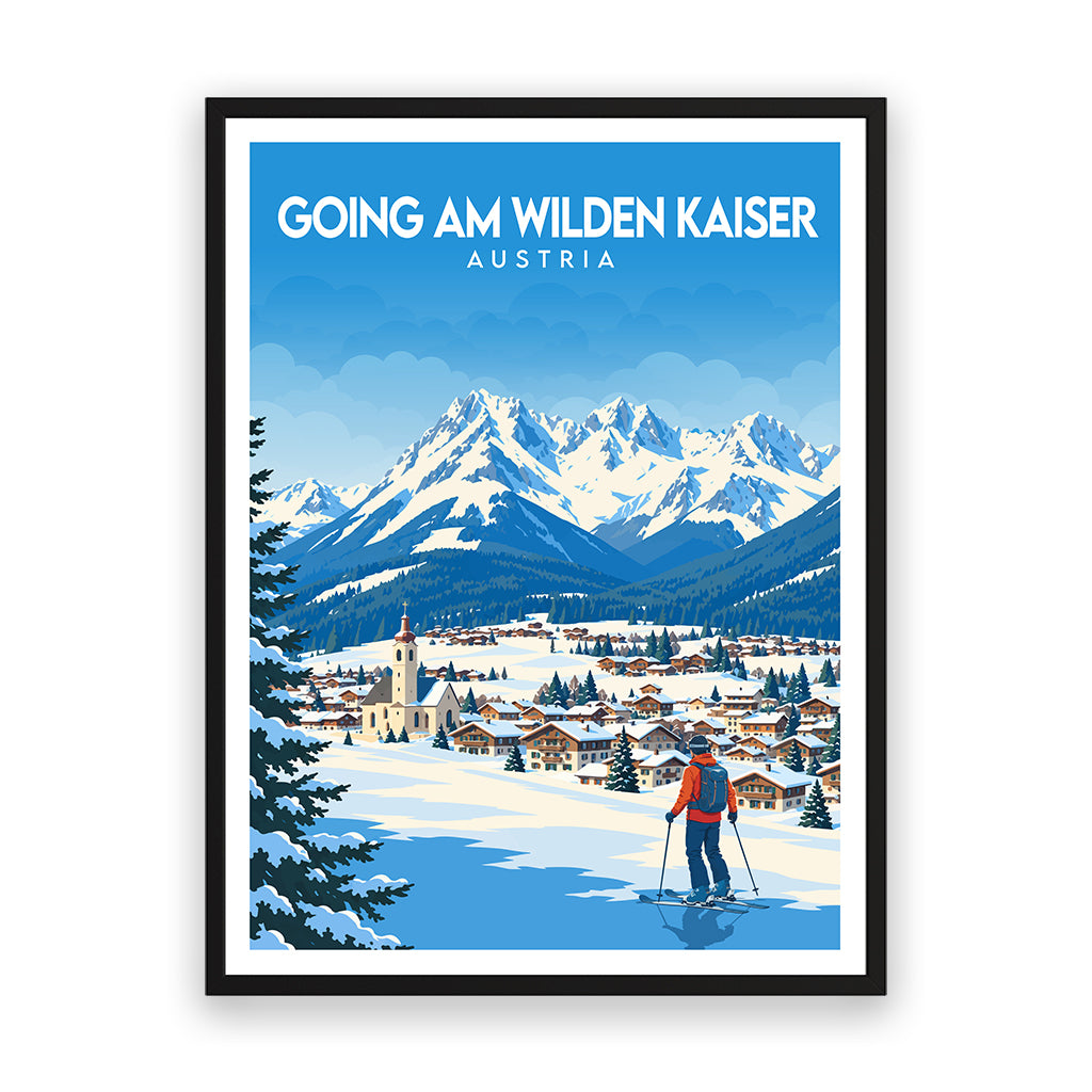 going-am-wilden-kaiser poster_rahmen_schwarz