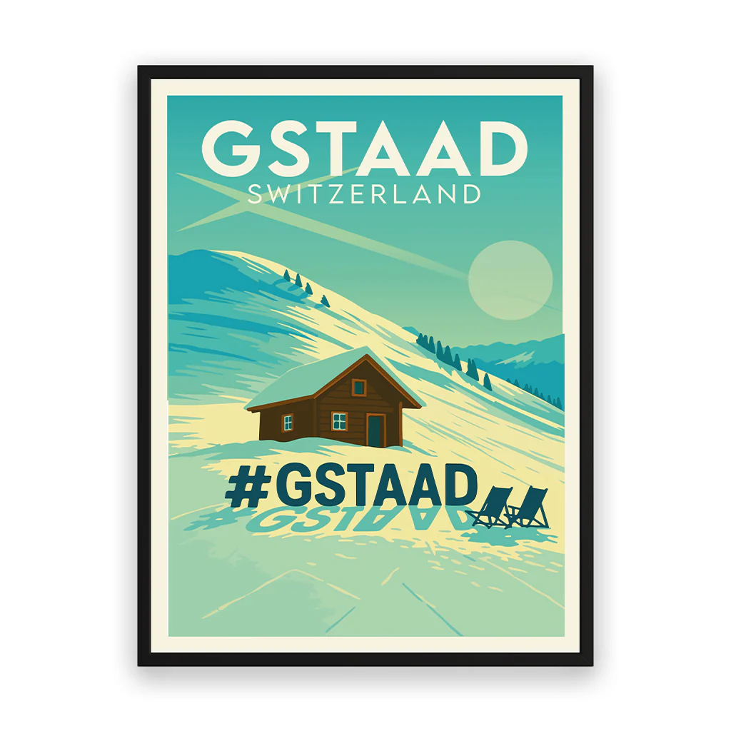 gstaad poster_rahmen_schwarz