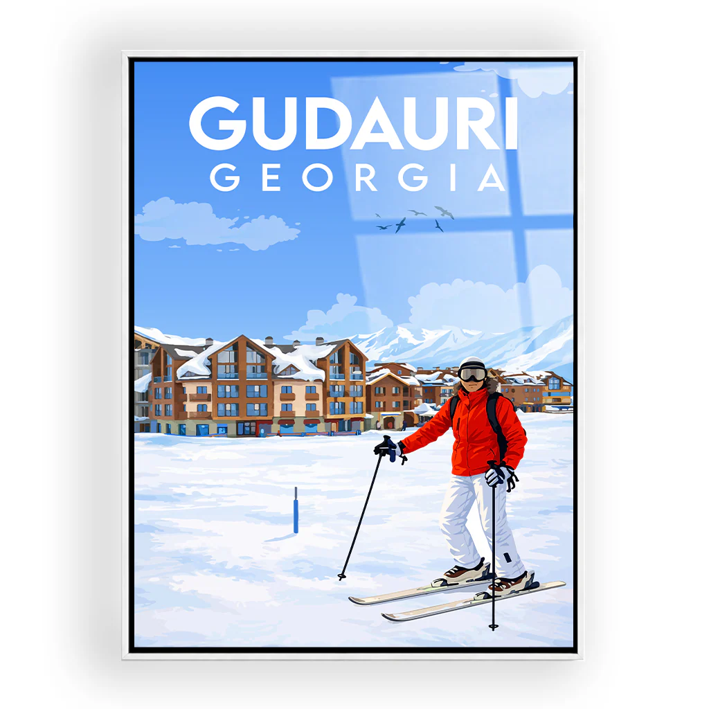 gudauri acryl_rahmen_weiss