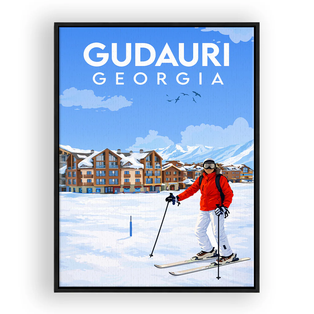 gudauri leinwand_rahmen_schwarz