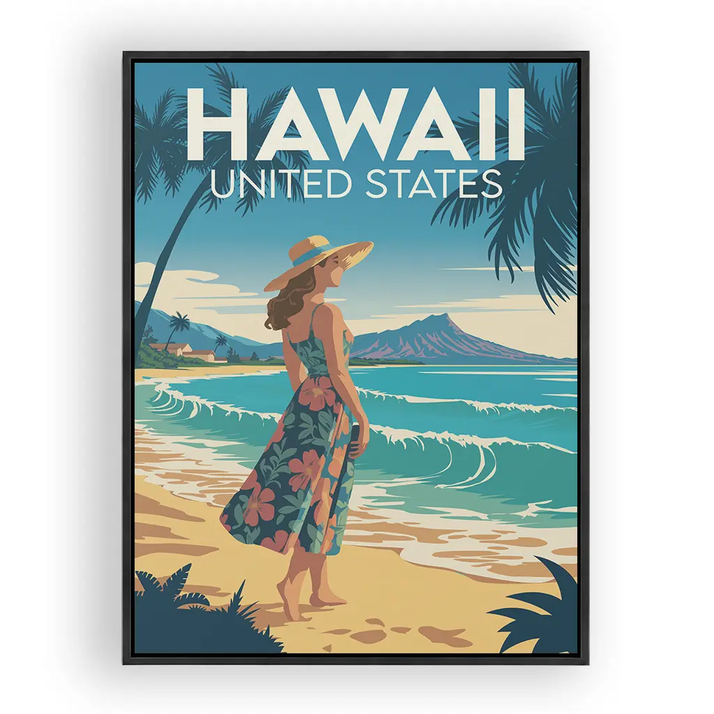 hawaii alu_rahmen_schwarz