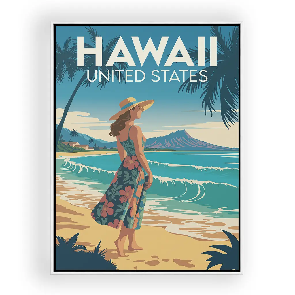 hawaii alu_rahmen_weiss