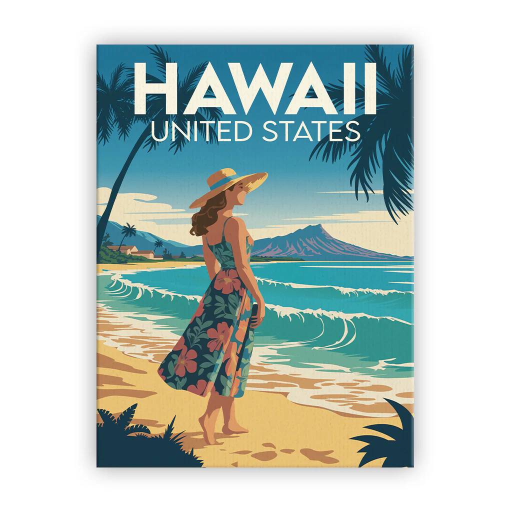 hawaii leinwand_ohnerahmen