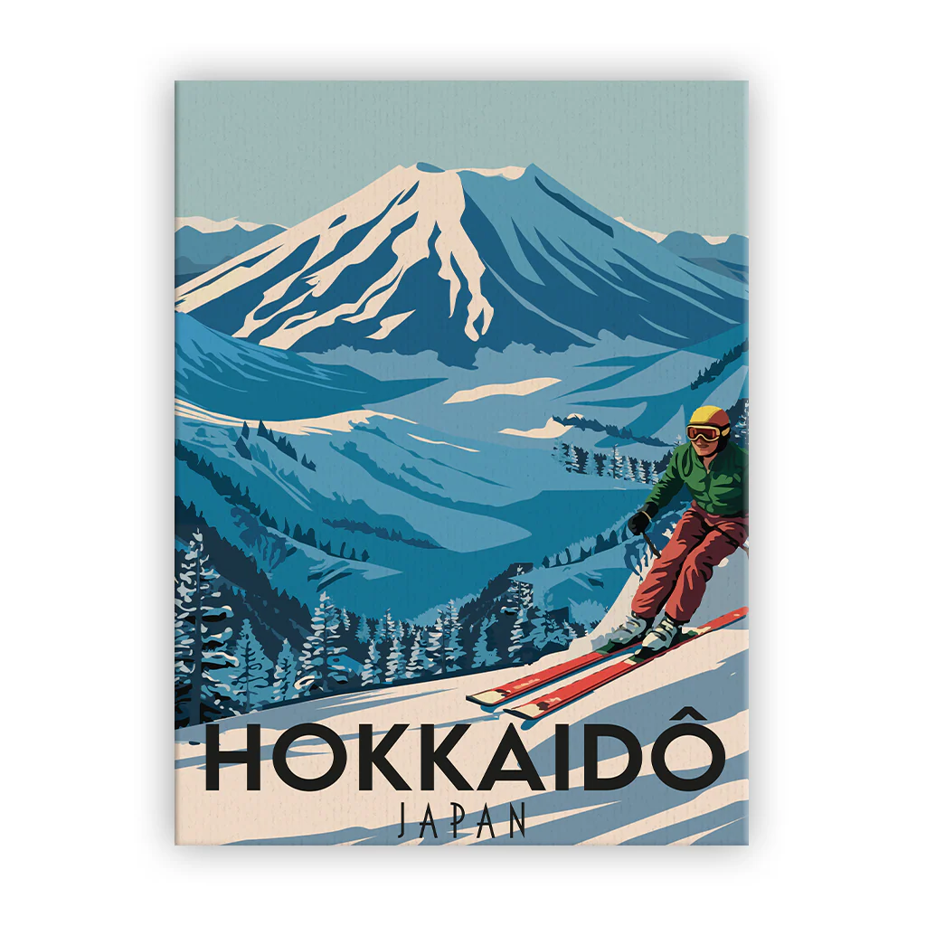 hokkaido leinwand_ohnerahmen