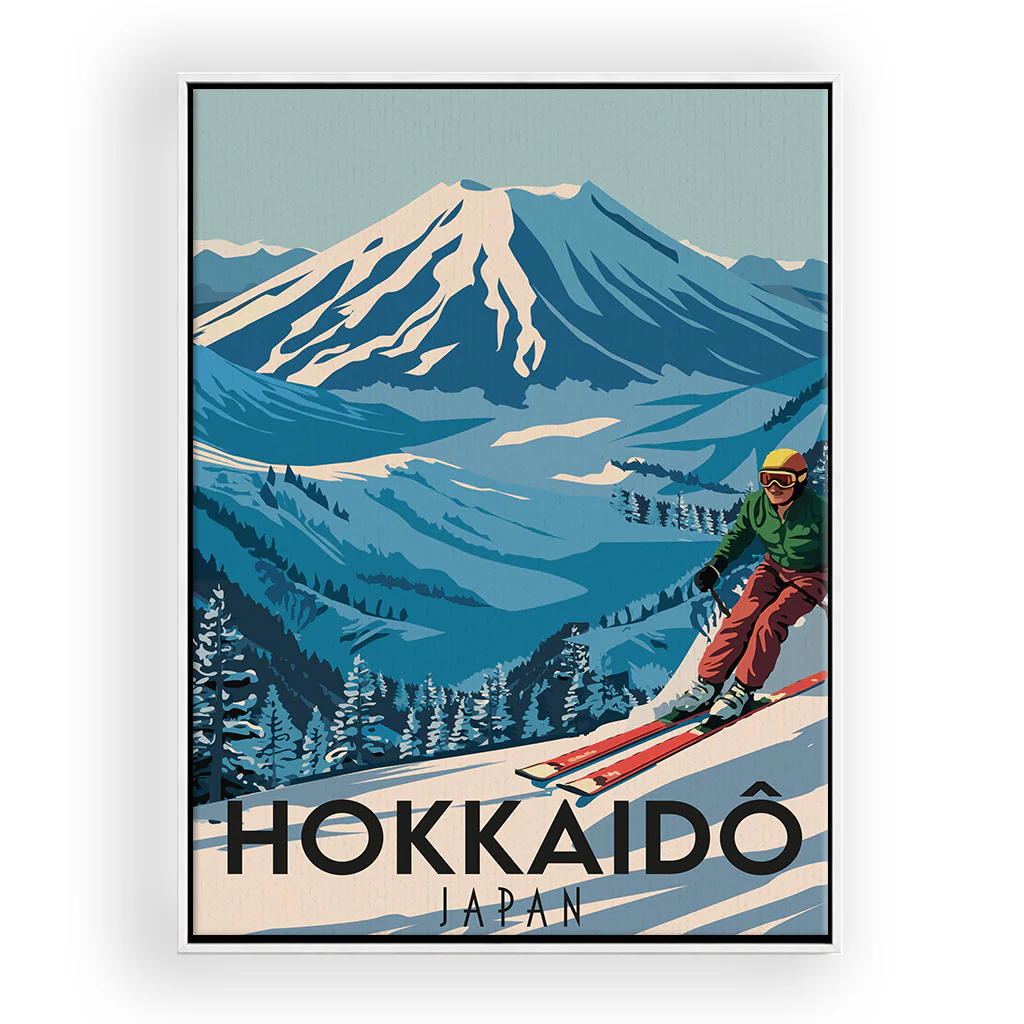 hokkaido leinwand_rahmen_weiss