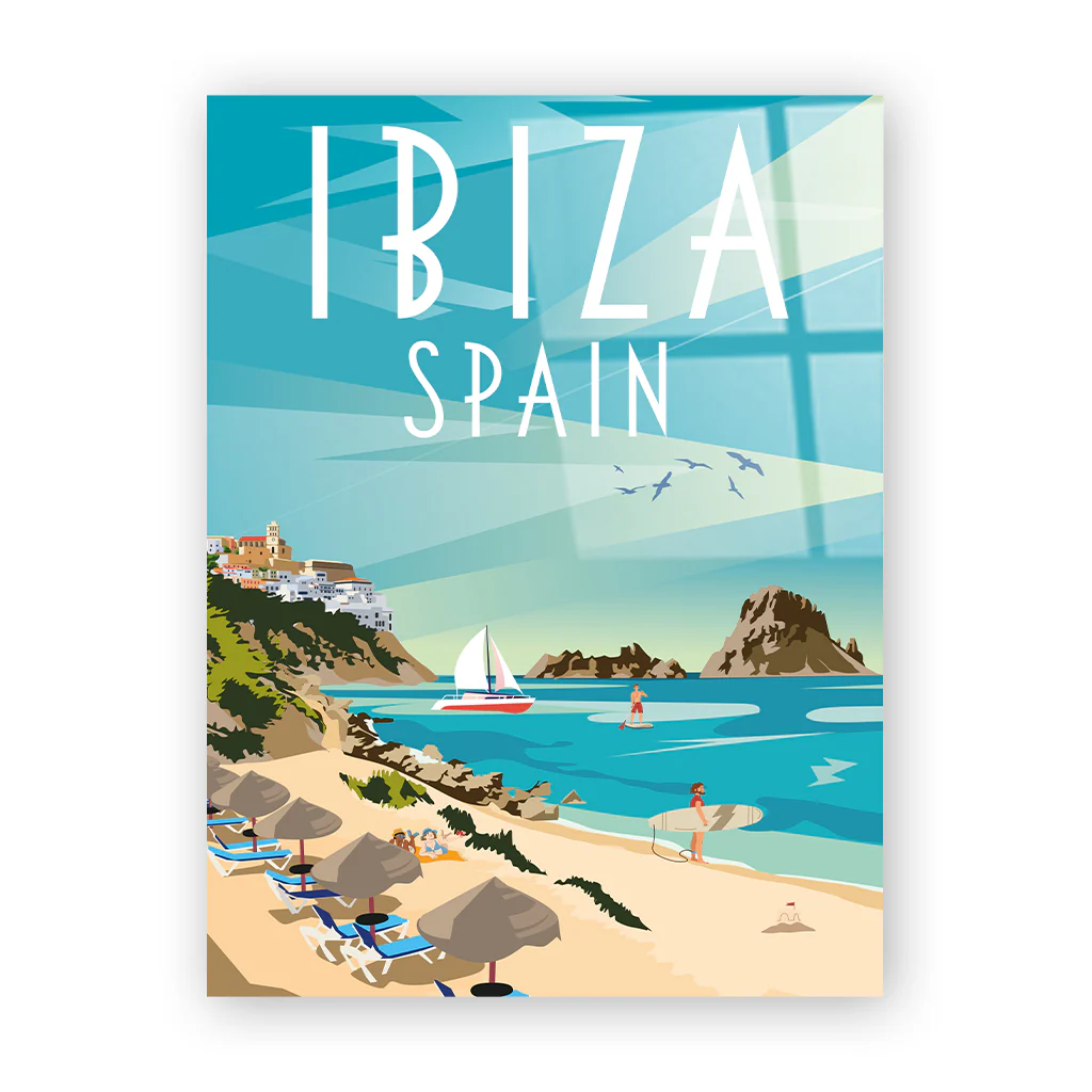 ibiza Acryl ohne Rahmen