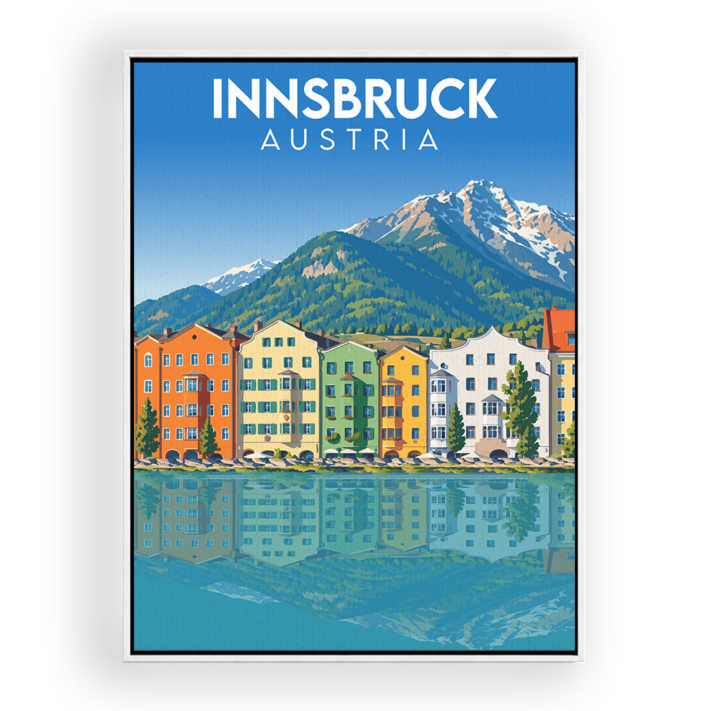 innsbruck leinwand_rahmen_weiss