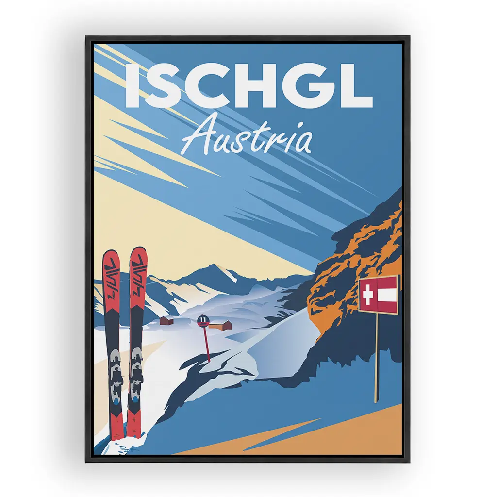 ischgl Alu Rahmen Schwarz