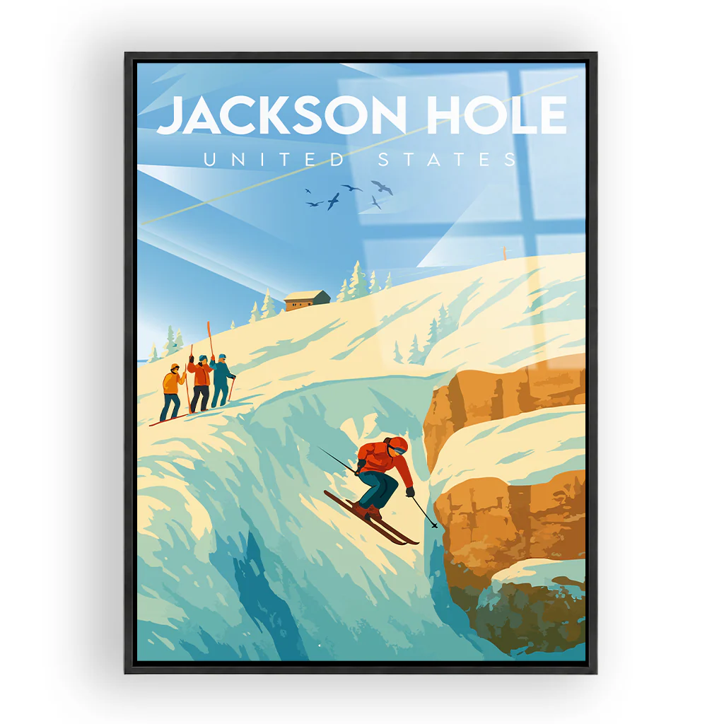 jackson-hole acryl_rahmen_schwarz