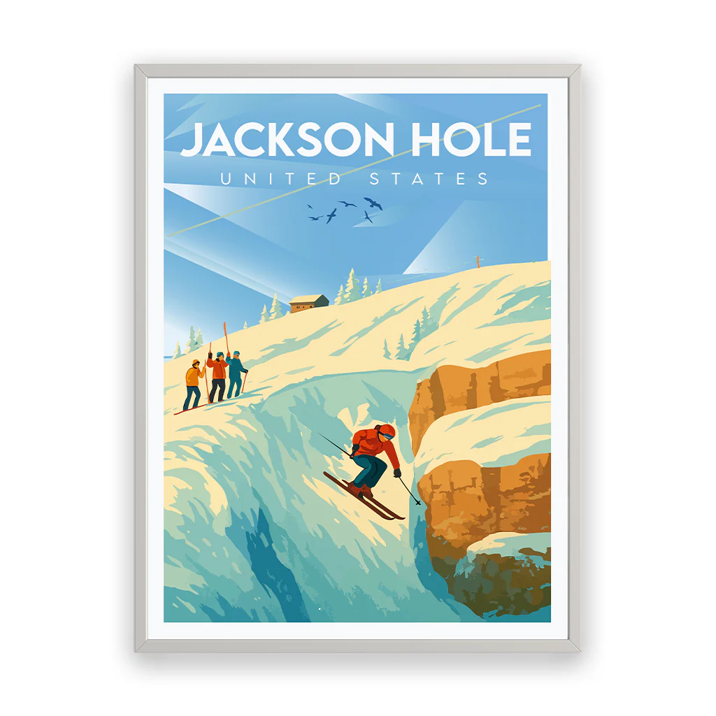 jackson-hole poster_rahmen_weiss