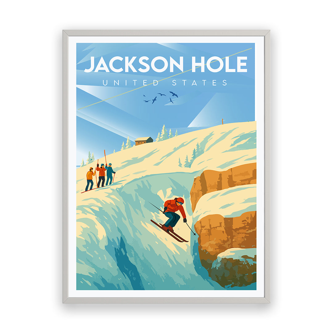 Jackson Hole USA Kunstdruck
