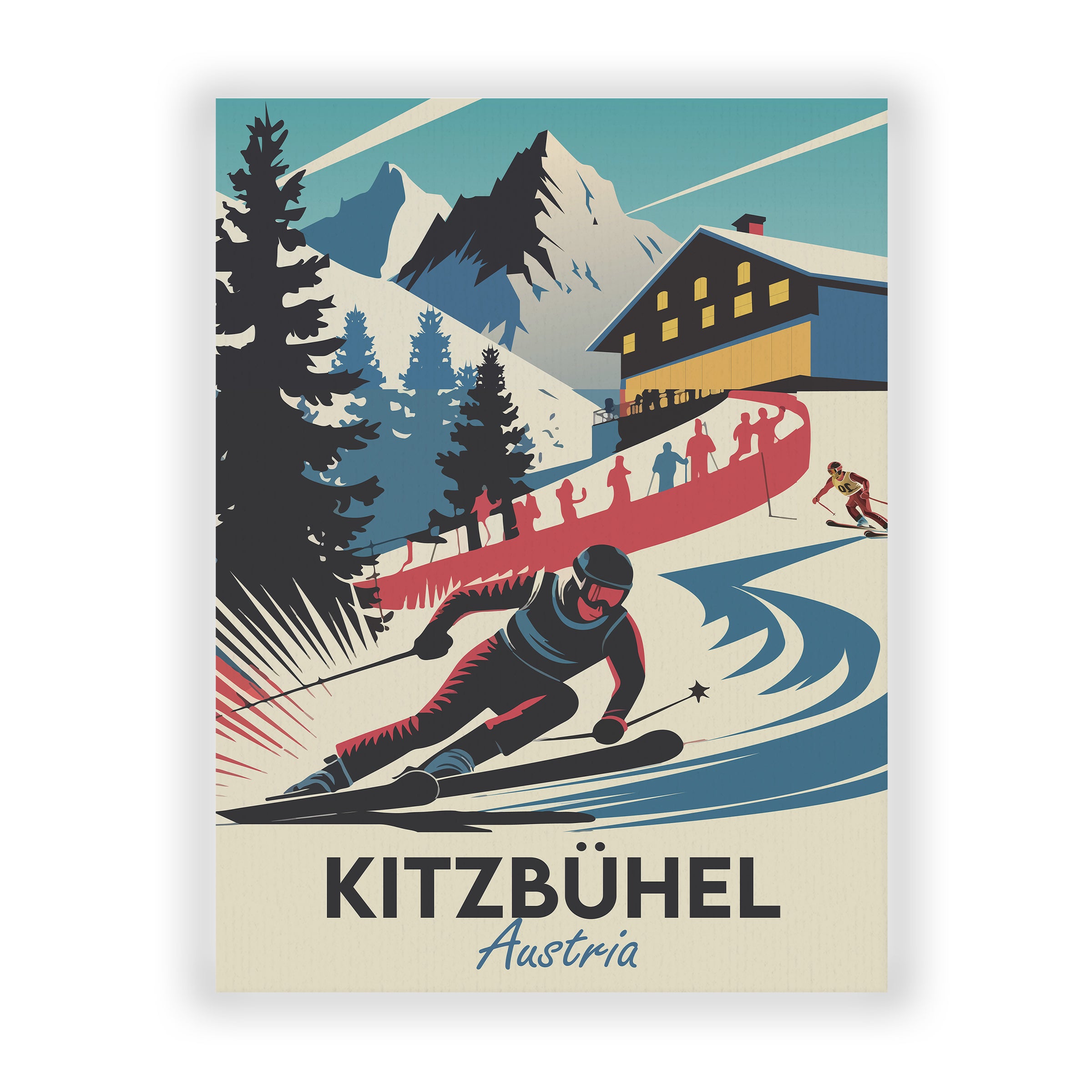 Stampa artistica di Kitzbühel Austria