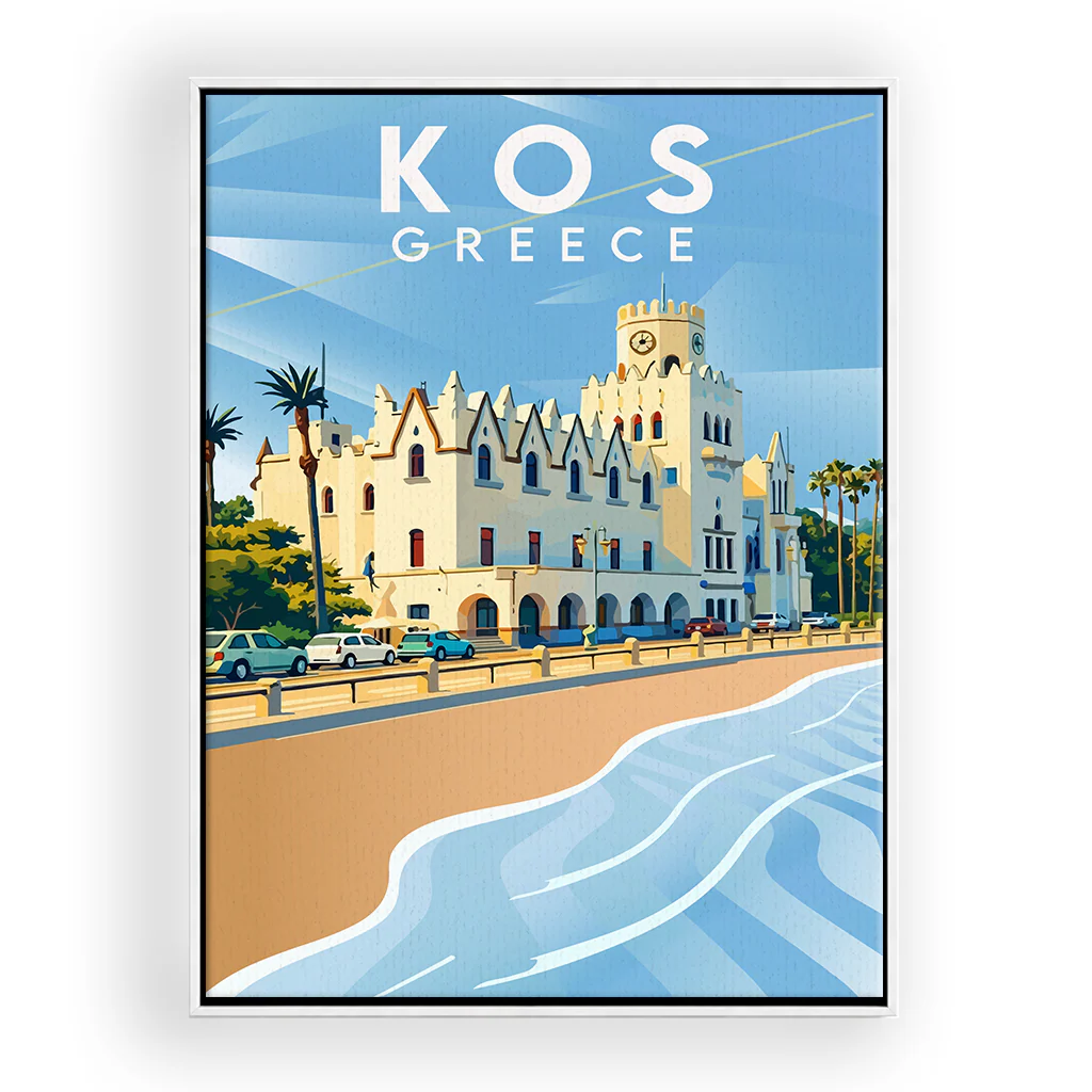 kos leinwand_rahmen_weiss