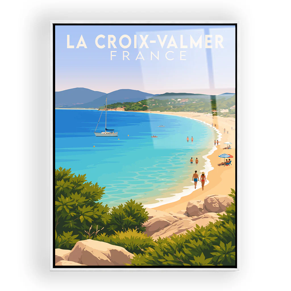la-croix-valmer acryl_rahmen_weiss