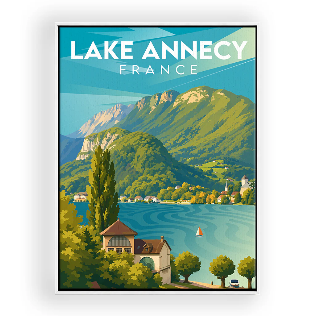 lake-annecy leinwand_rahmen_weiss