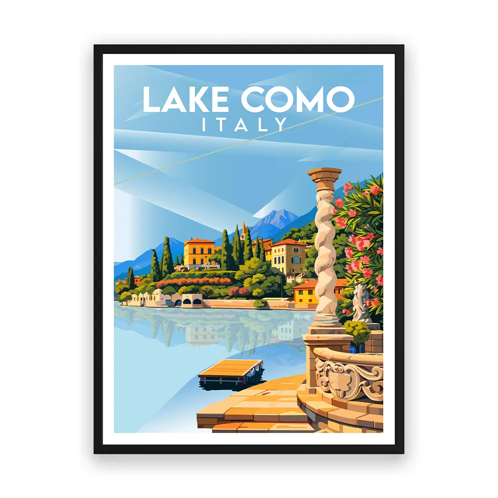 lake-como poster_rahmen_schwarz