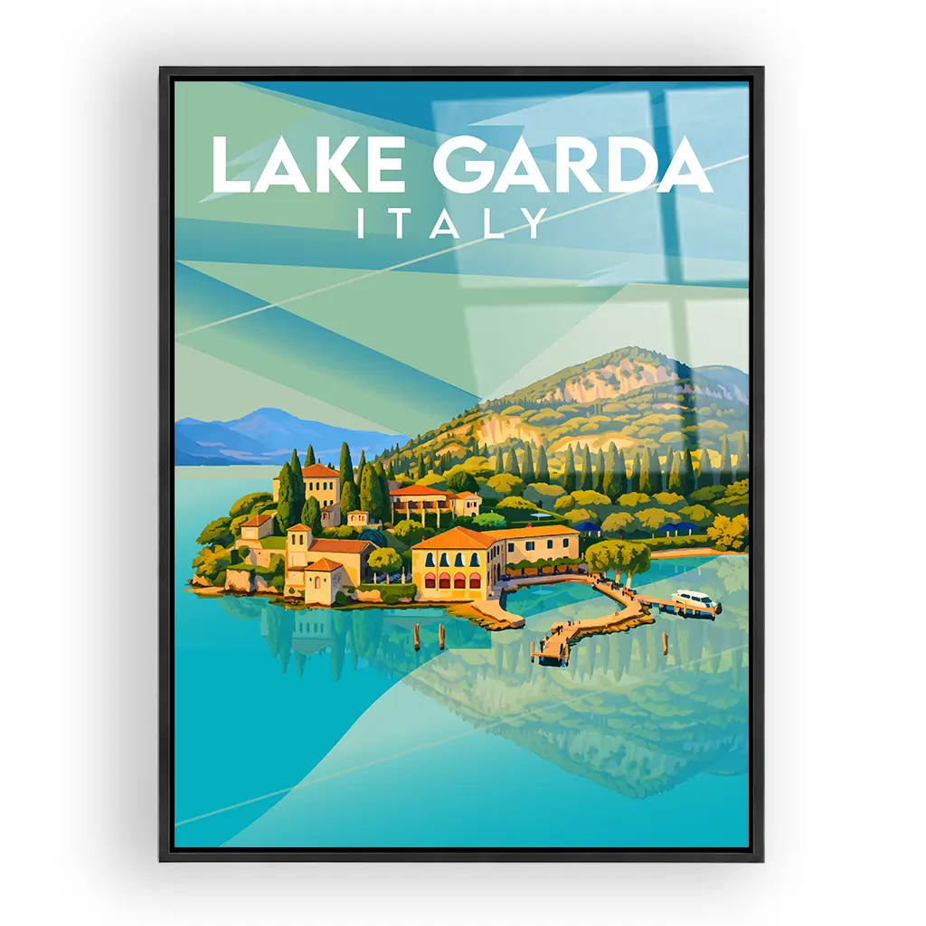 lake-garda acryl_rahmen_schwarz