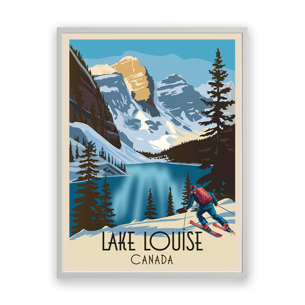 lake-louise poster_rahmen_weiss