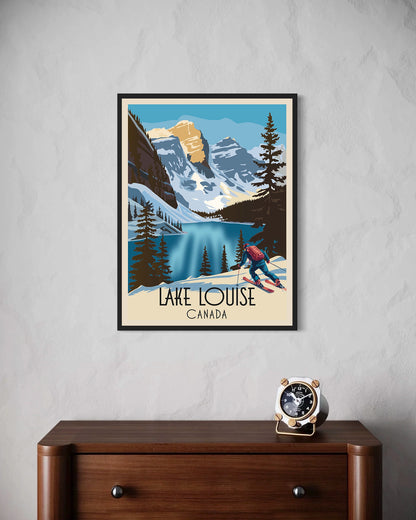 Lake Louise Kanada Kunstdruck