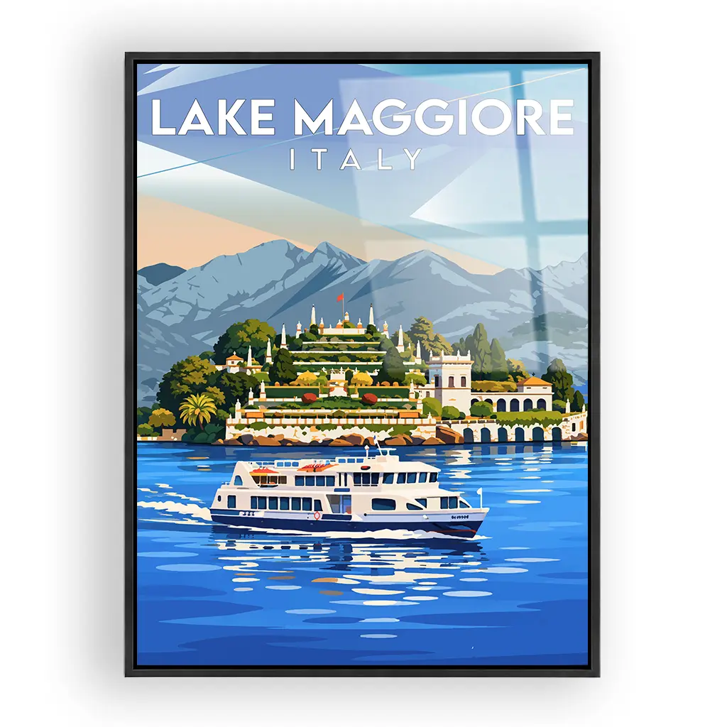 lake-maggiore acryl_rahmen_schwarz