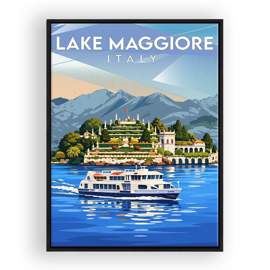 lake-maggiore leinwand_rahmen_schwarz