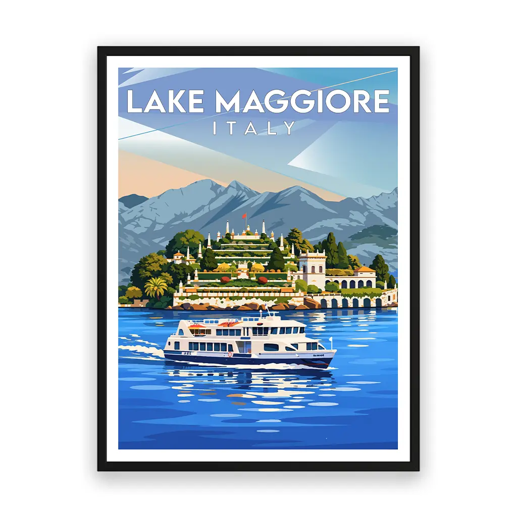 lake-maggiore poster_rahmen_schwarz
