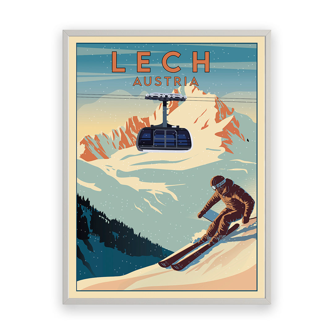 Lech Österreich Kunstdruck