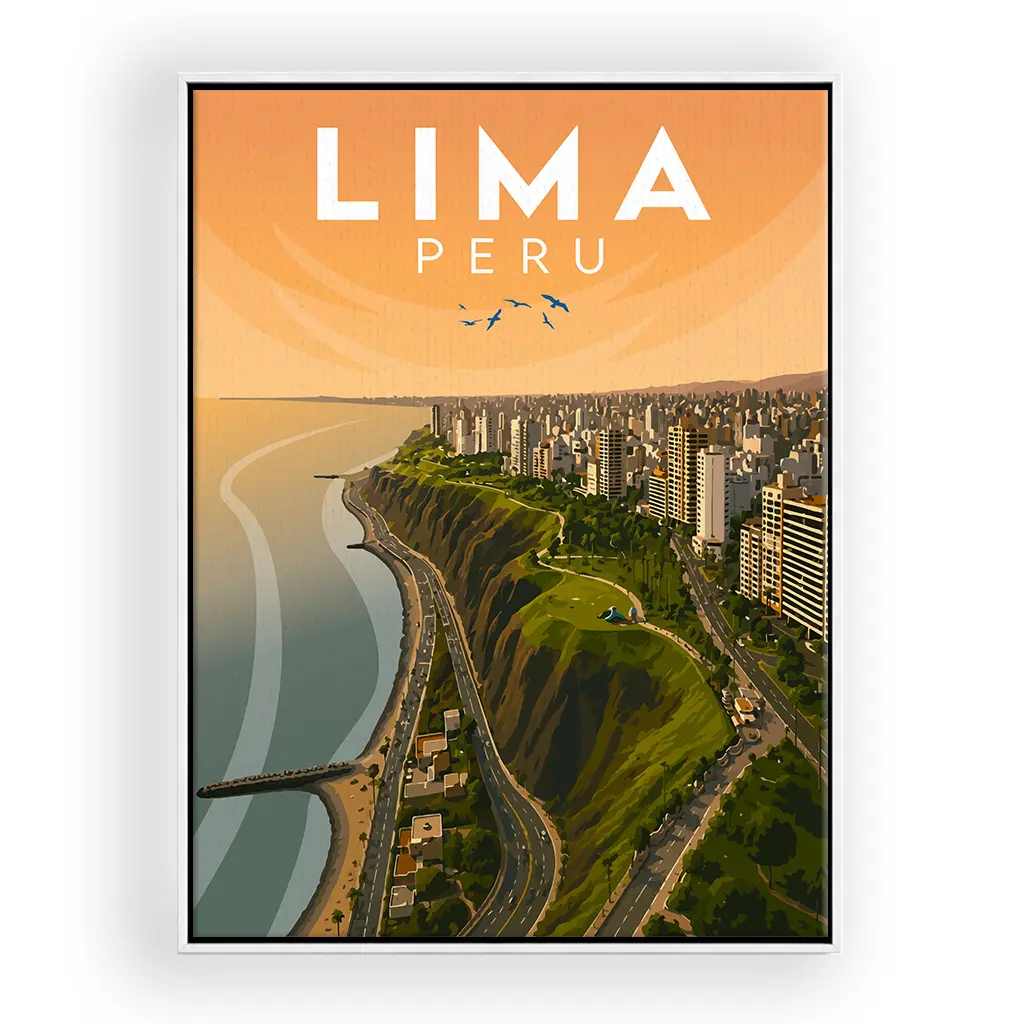 lima leinwand_rahmen_weiss
