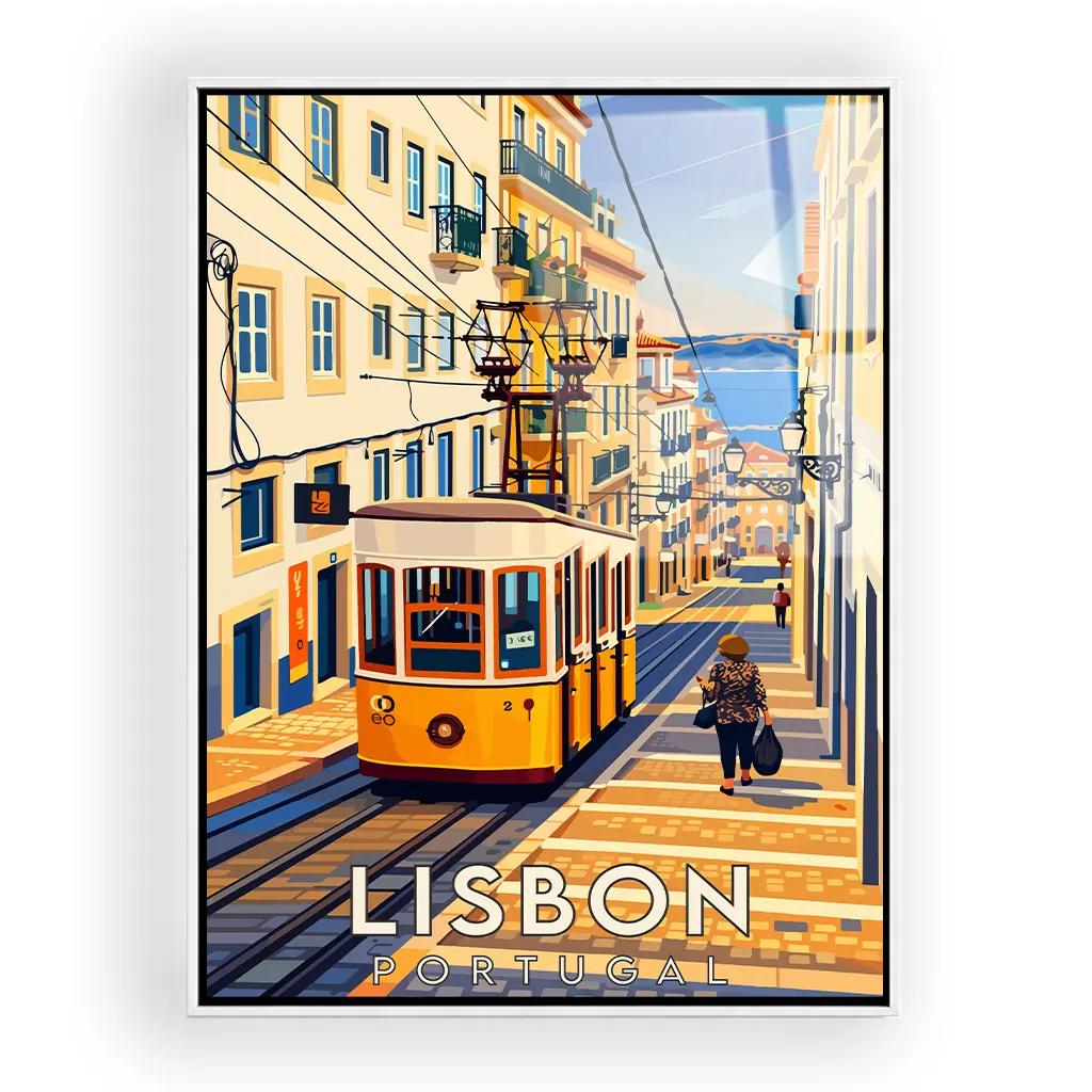 lisbon acryl_rahmen_weiss