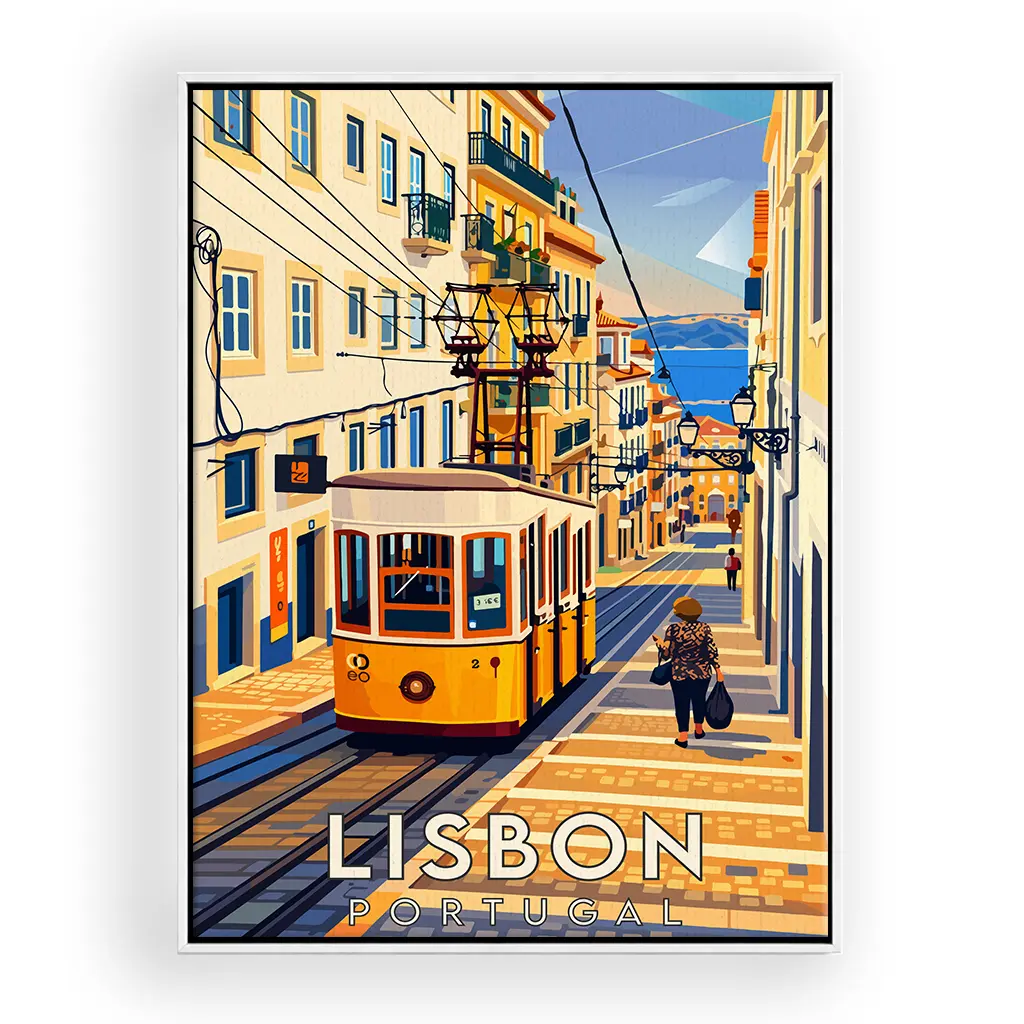 lisbon leinwand_rahmen_weiss