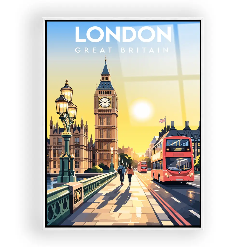 london acryl_rahmen_weiss