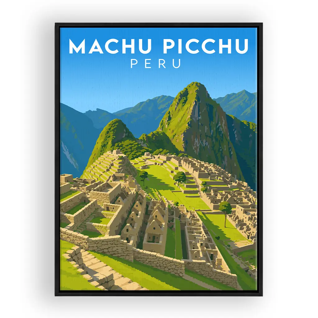 machu-picchu leinwand_rahmen_schwarz
