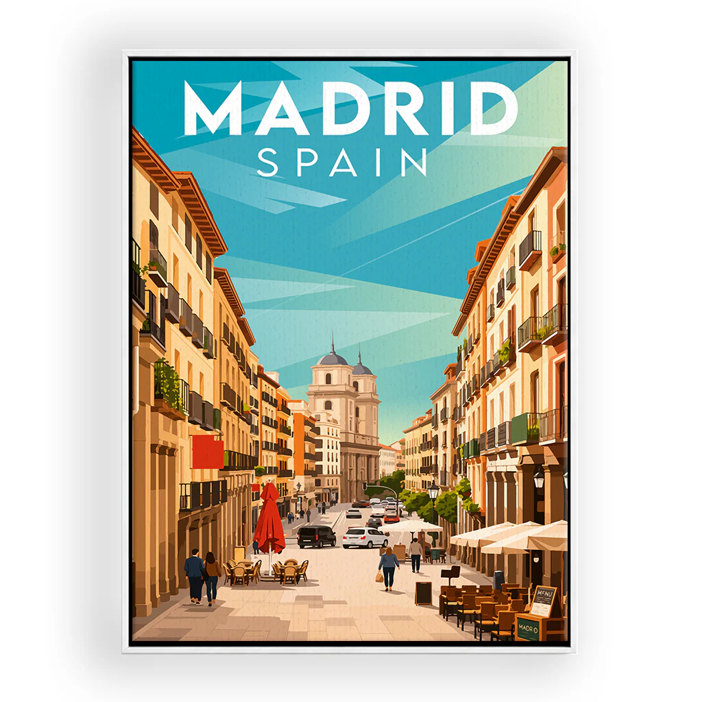 madrid leinwand_rahmen_weiss