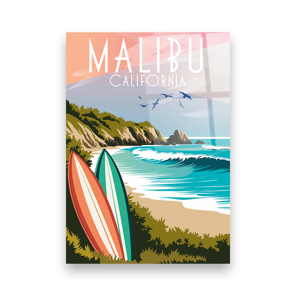 Malibu Kalifornien USA Acryldruck