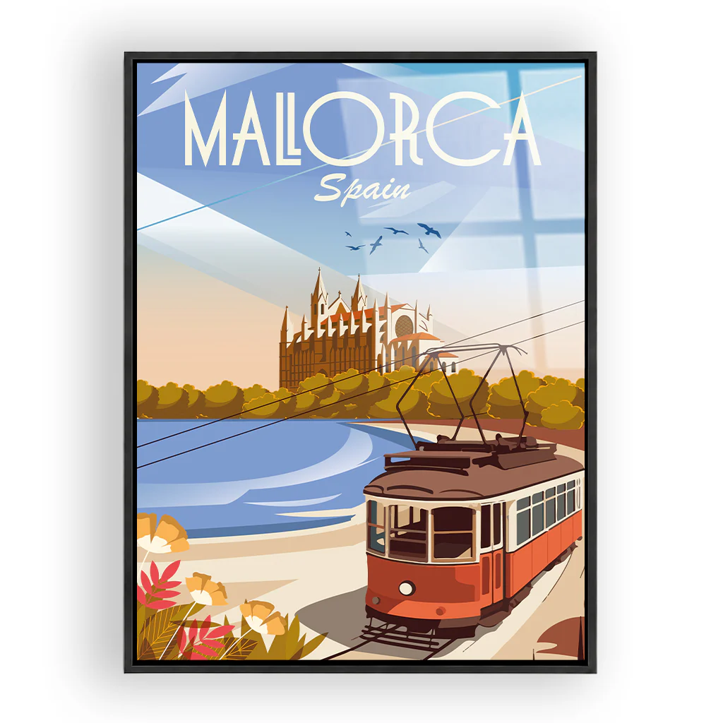 mallorca acryl_rahmen_schwarz
