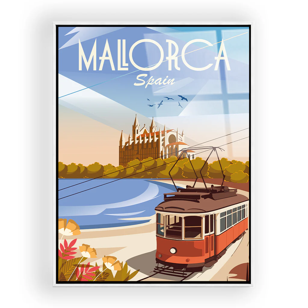 mallorca acryl_rahmen_weiss