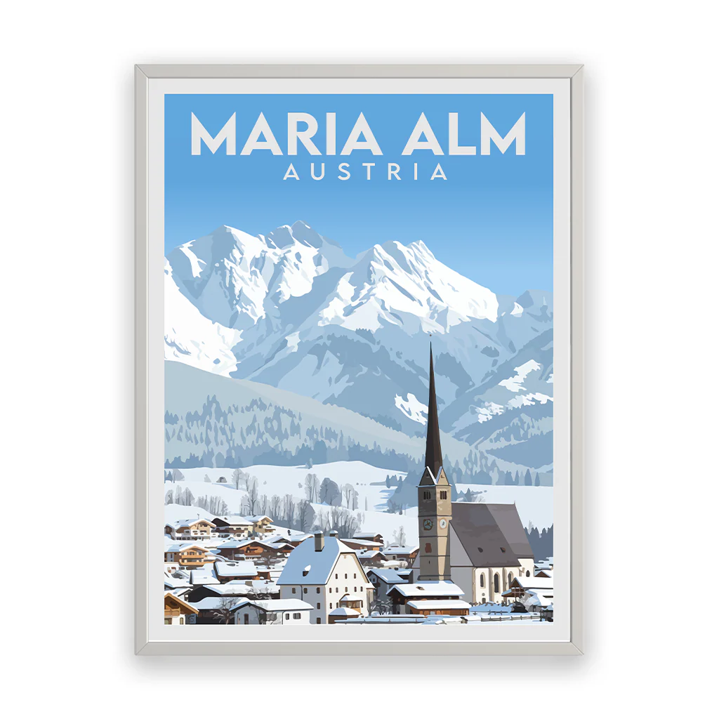 maria-alm poster_rahmen_weiss