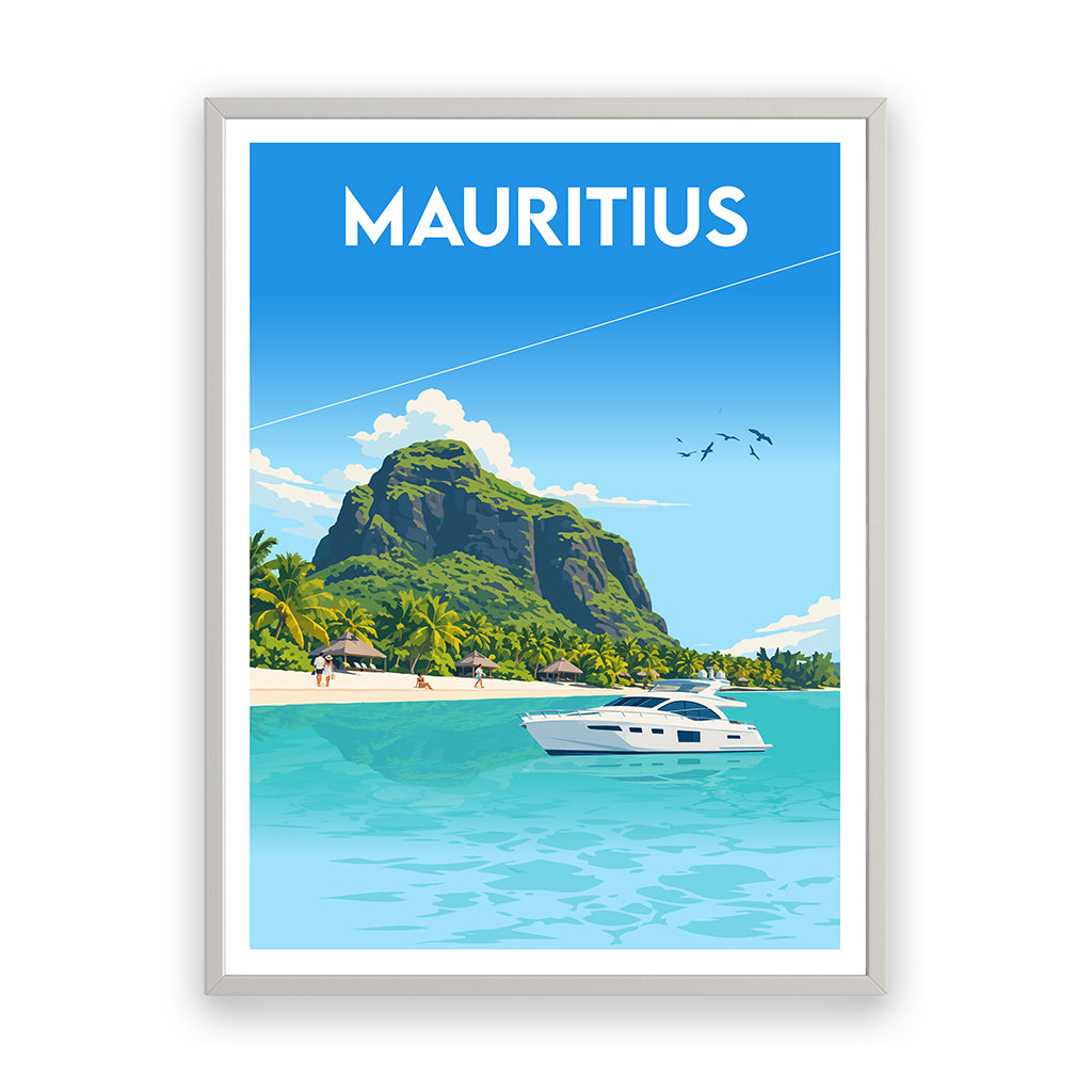 mauritius poster_rahmen_weiss