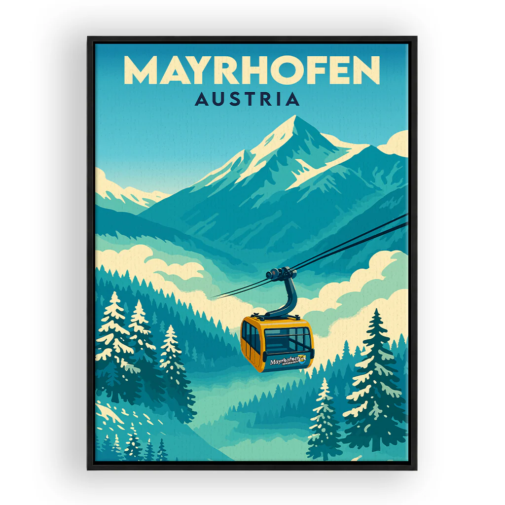 mayrhofen leinwand_rahmen_schwarz