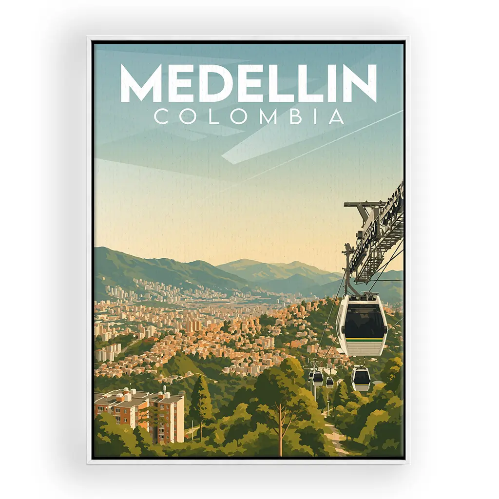 medellin leinwand_rahmen_weiss