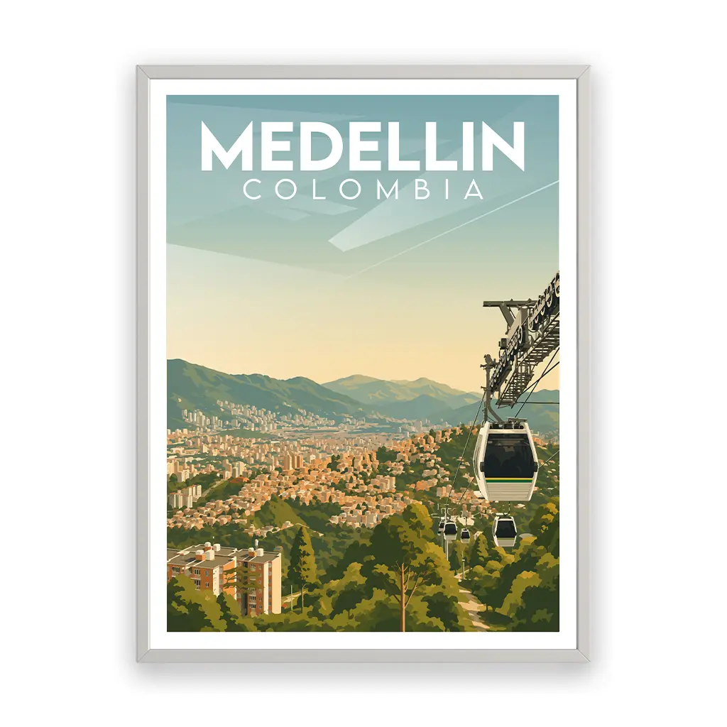 medellin poster_rahmen_weiss
