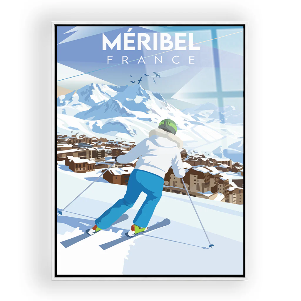 meribel acryl_rahmen_weiss