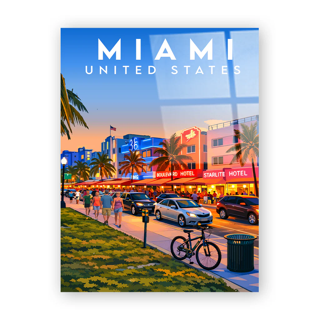 miami acryl_ohnerahmen