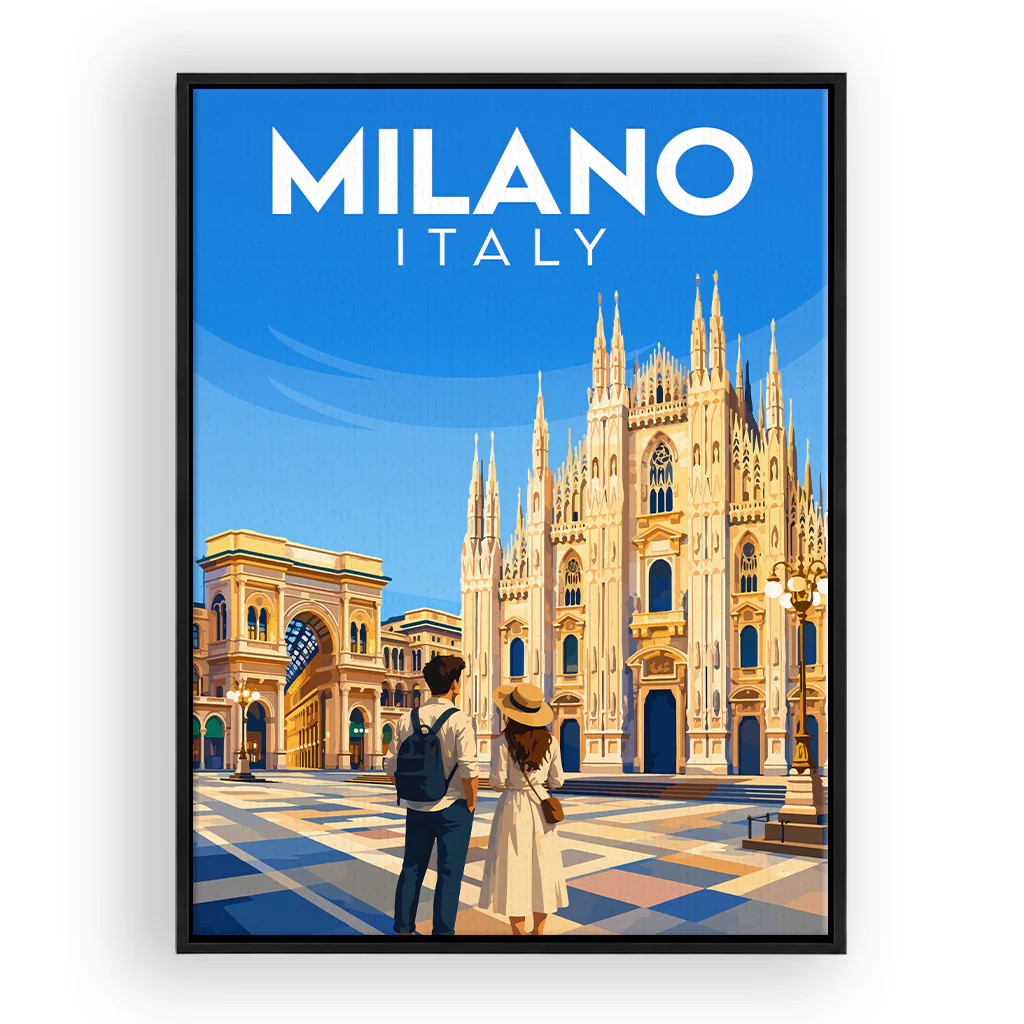 milano leinwand_rahmen_schwarz